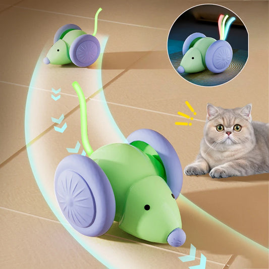 Electric Mouse Cat Toy Car