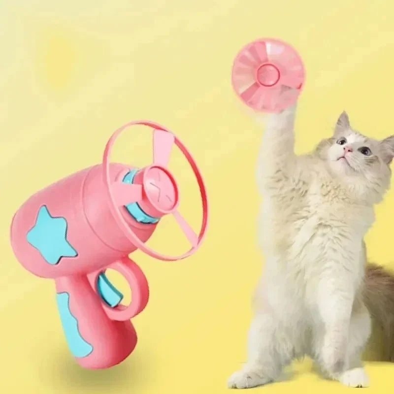 Mini Disc Cat Toy Launcher