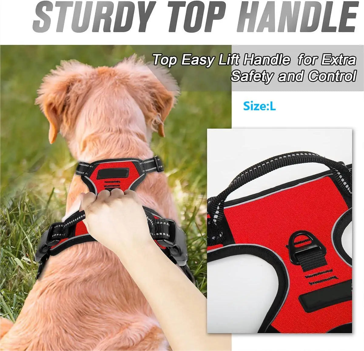 Adjustable No-Pull Dog Harness