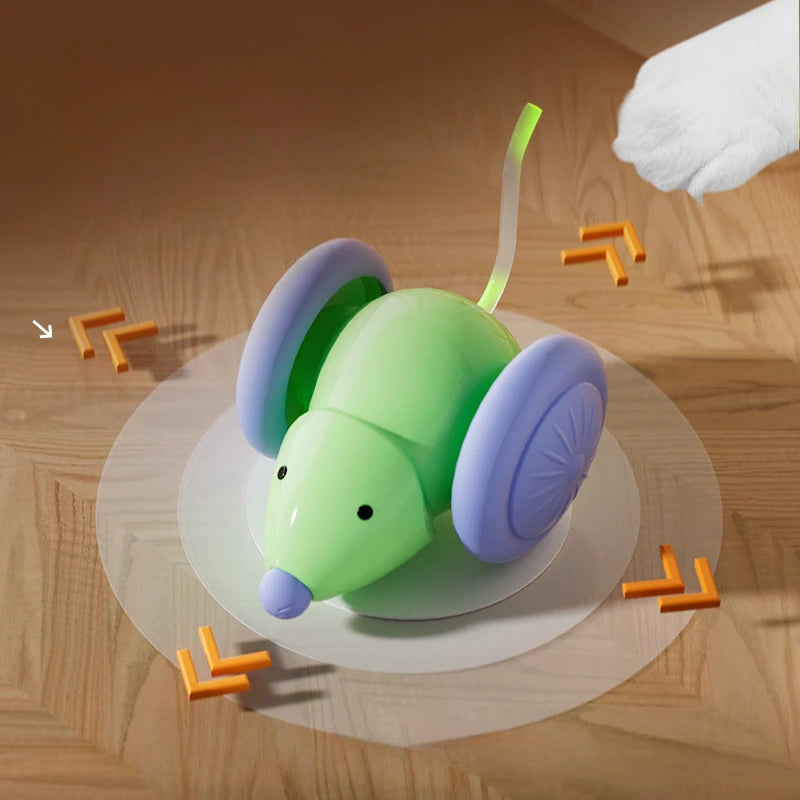 Electric Mouse Cat Toy Car