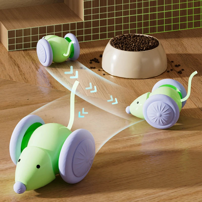 Electric Mouse Cat Toy Car