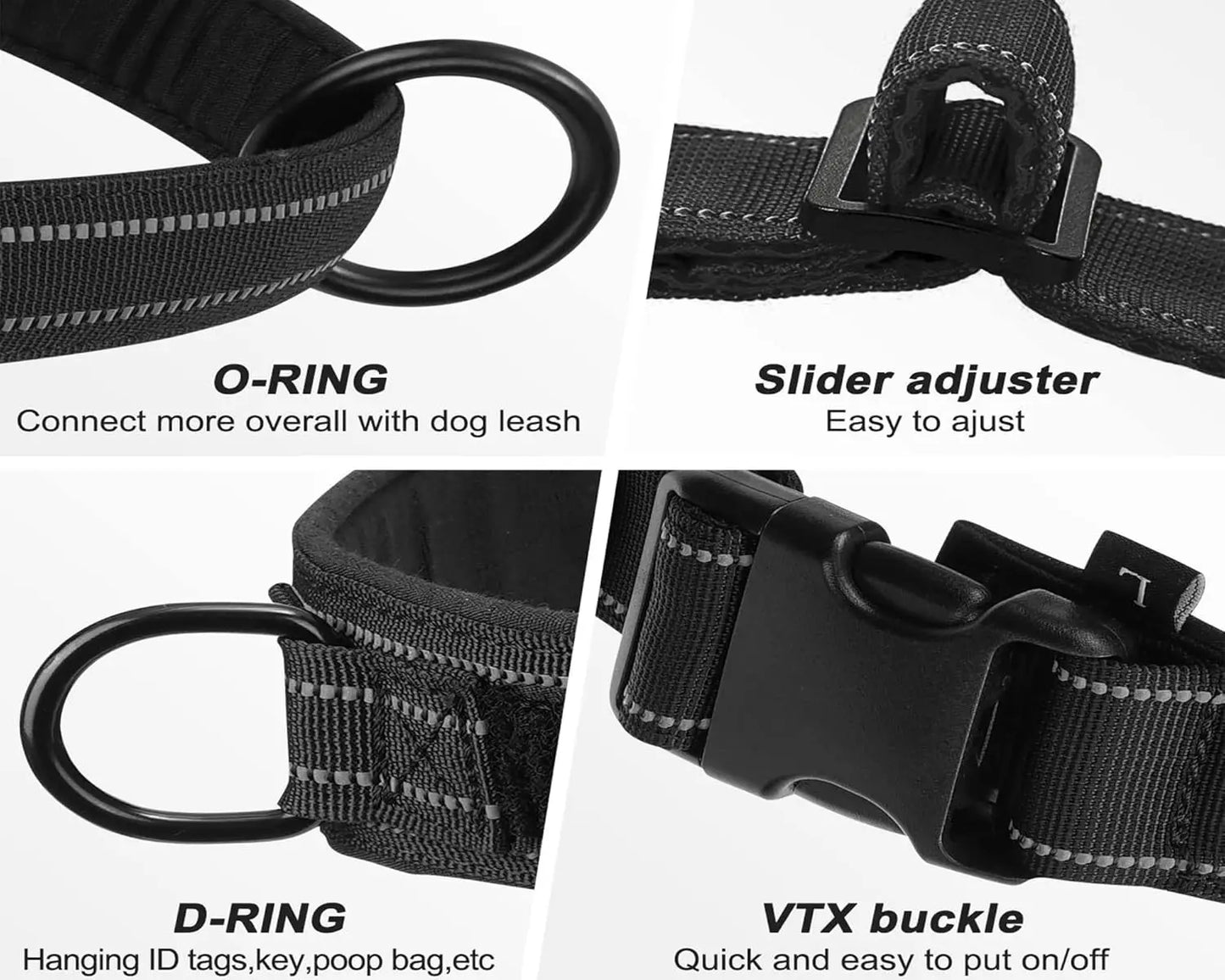 Tactical No-Pull Dog Harness