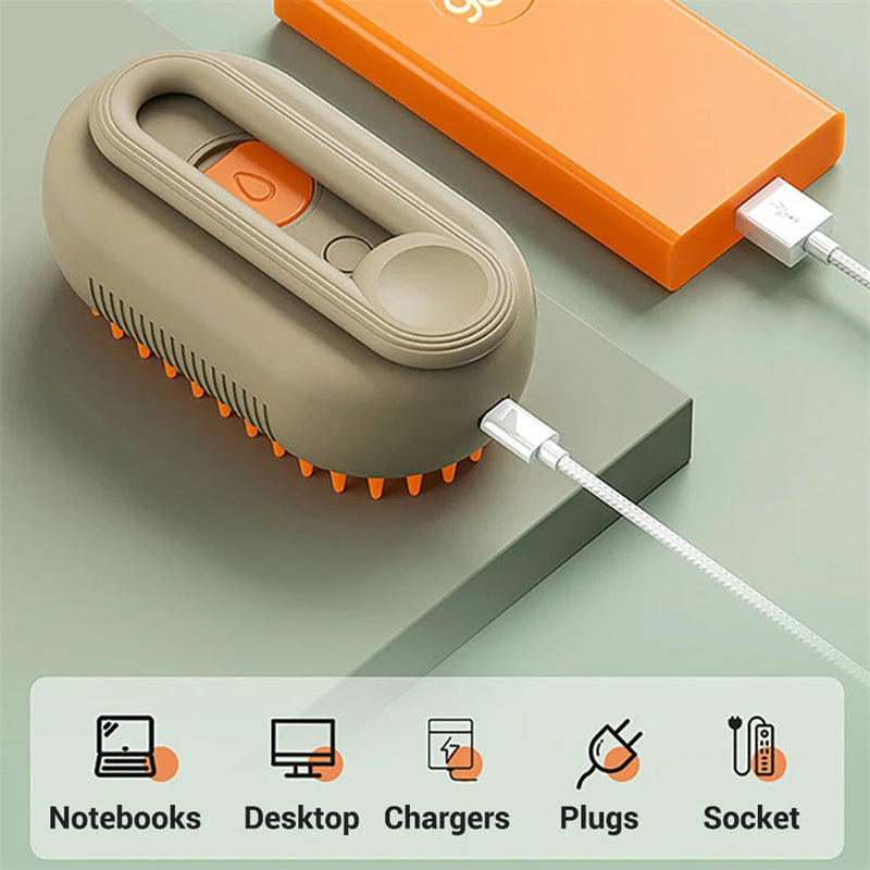 Steam Grooming Brush